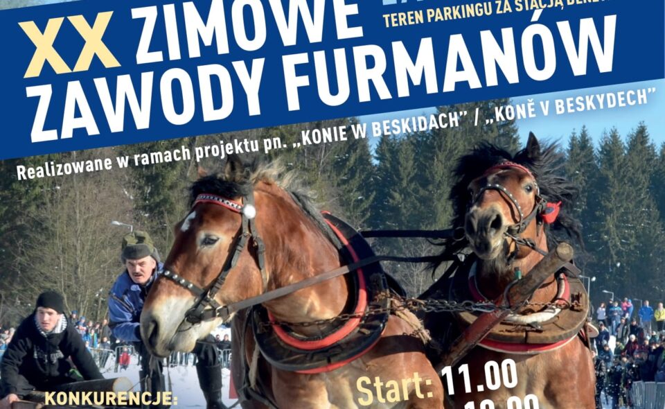 XX Zimowe Zawody Furmanów – Istebna, 27. luty 2022r., godz.11:00 <span class=