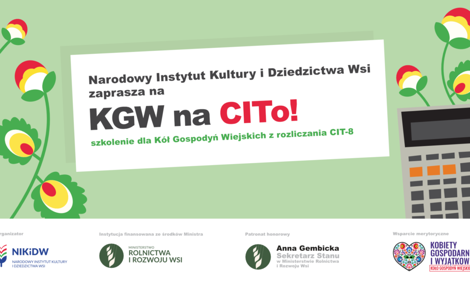 KGW na CITo! Zapraszamy do obejrzenia filmów instruktażowych ze szkoleń!