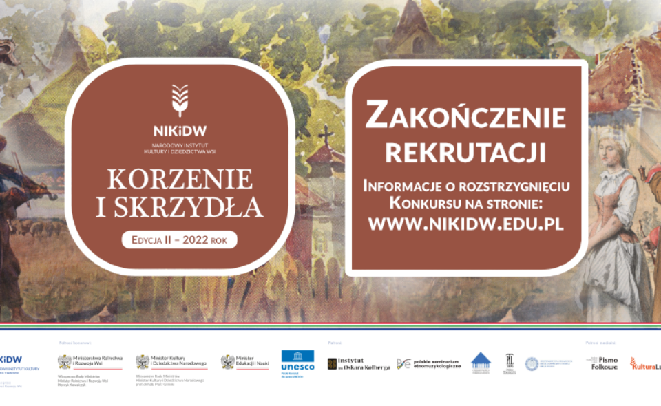 Konkurs „Korzenie i skrzydła” – zakończyliśmy proces przyjmowania zgłoszeń!