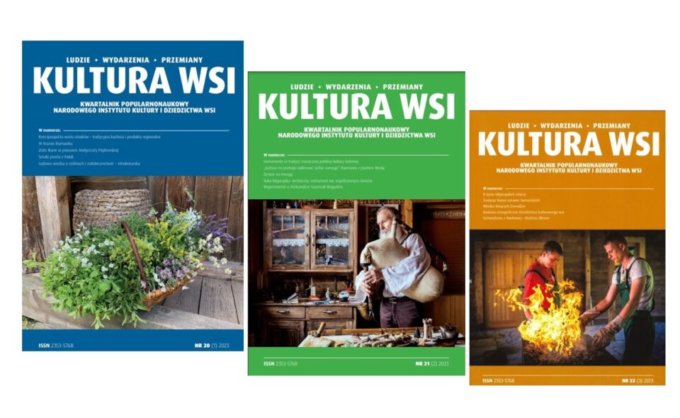 „Kultura wsi” – kwartalnik Narodowego Instytutu Kultury i Dziedzictwa Wsi