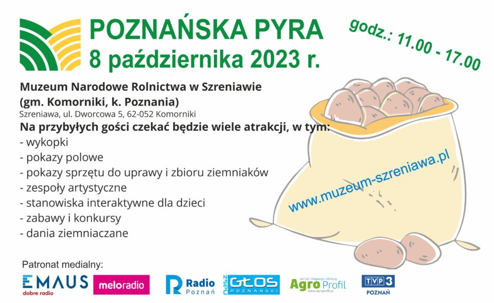 Poznańska Pyra – Szreniawa, 8. października 2023r. godz. 11.00-17.00 <span class=