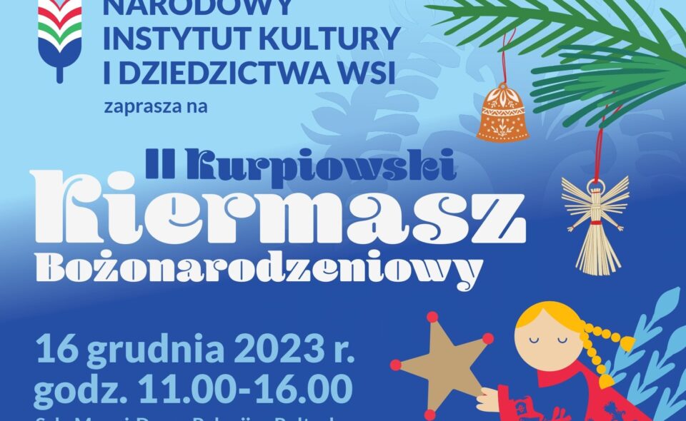 Zapraszamy na II Kurpiowski Kiermasz Bożonarodzeniowy do Pułtuska