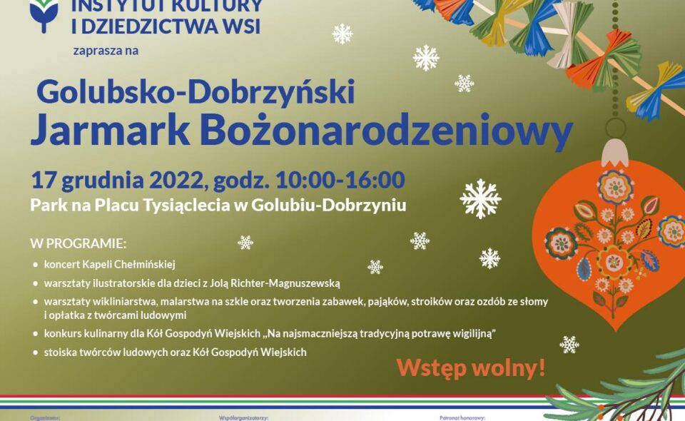 Golubsko – Dobrzyński Jarmark Bożonarodzeniowy!